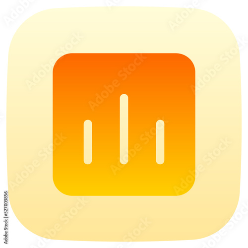 insight flat gradient icon