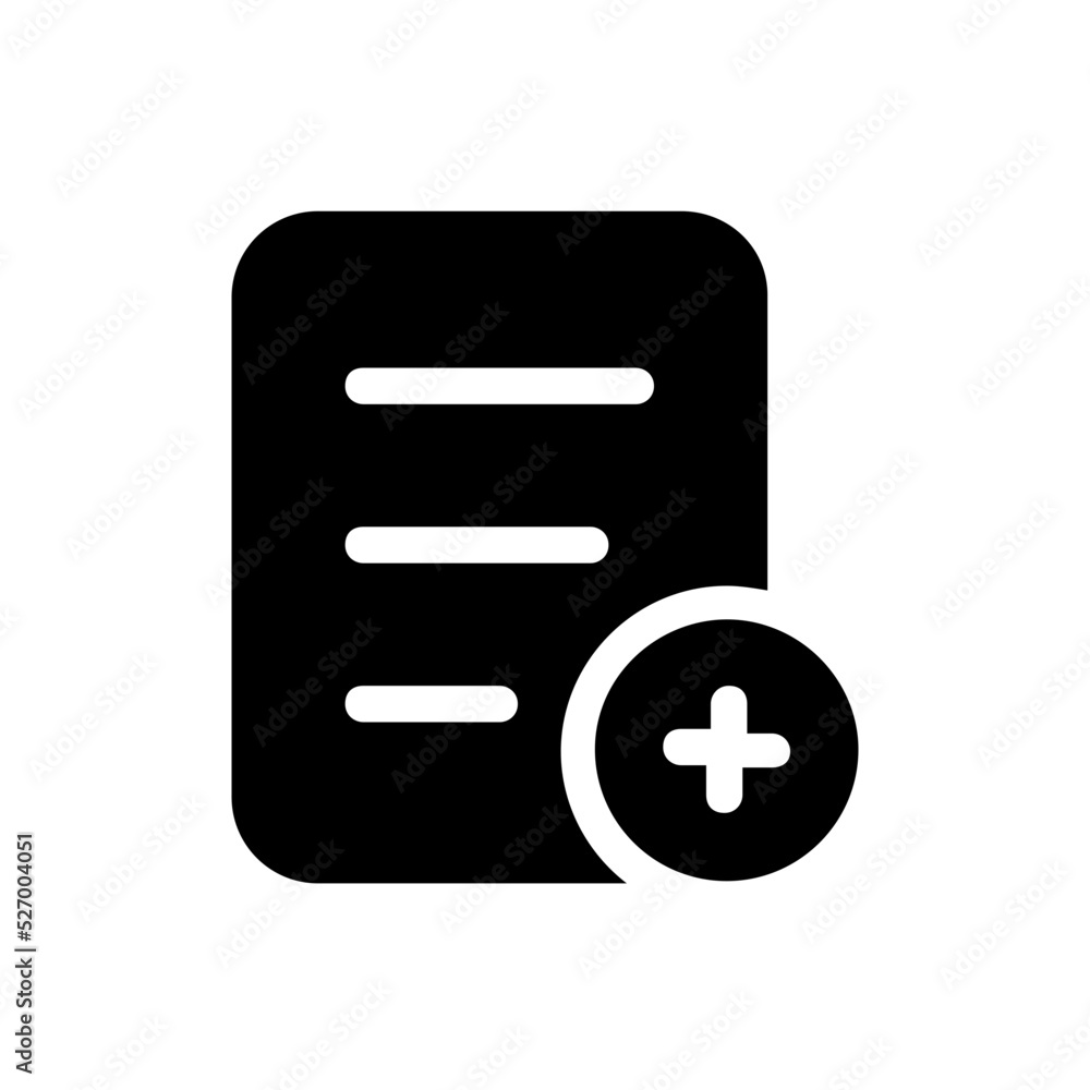 add file glyph icon add file glyph icon