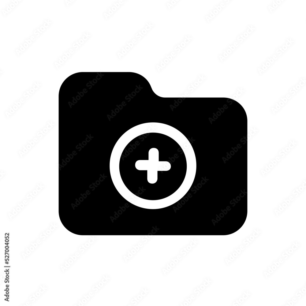 add folder glyph icon add folder glyph icon