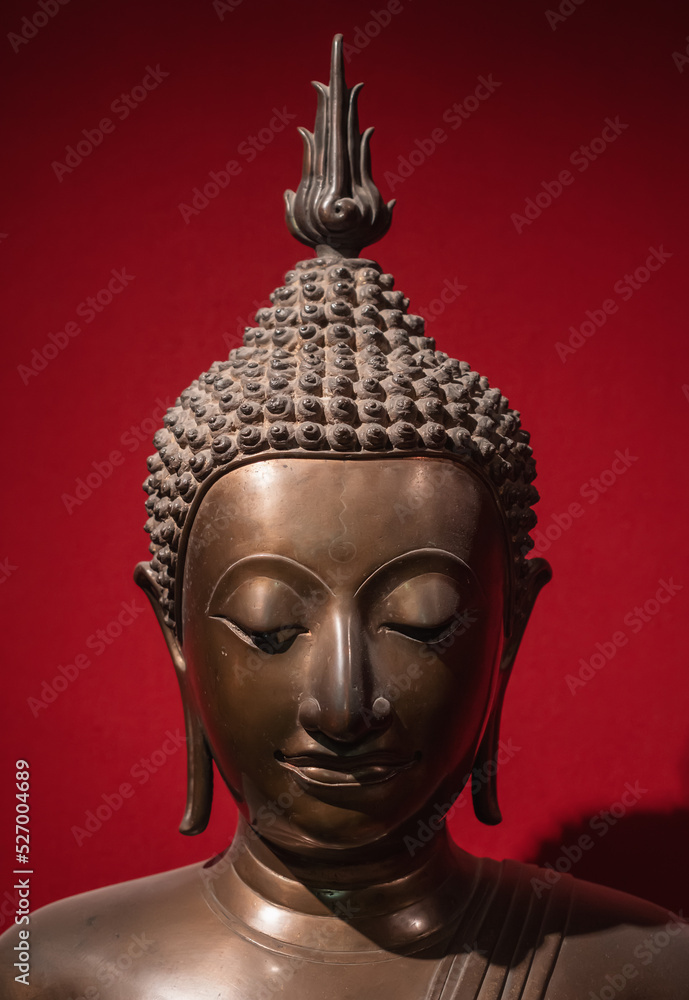 Buddha statue of 15th century. Siddhartha Gautama.