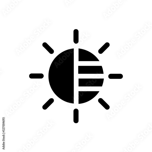 brightness glyph icon