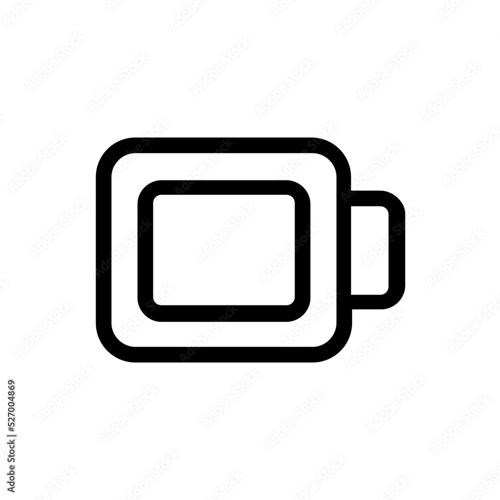 full battery line icon full battery line icon