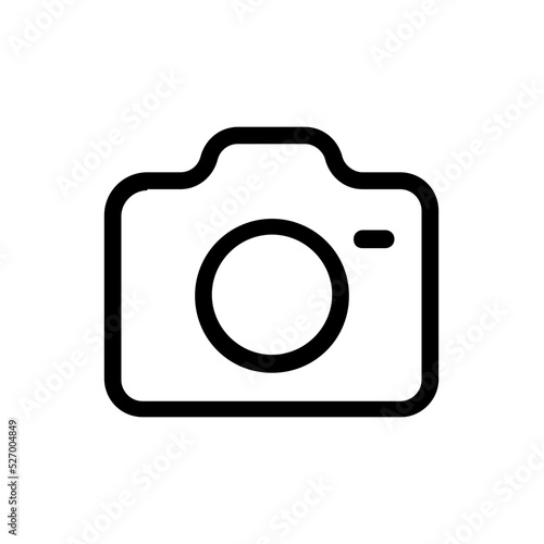 camera line icon