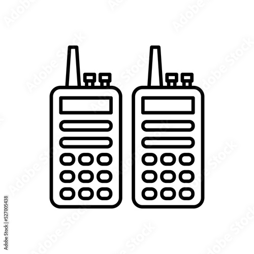 Walkie Talkie icon in vector. Logotype