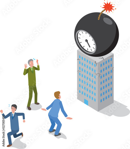 時限爆弾と企業