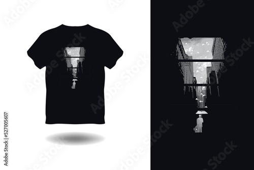 Illustration T-shirt Design, T-shirt Design, Vector, Quotes, tee design