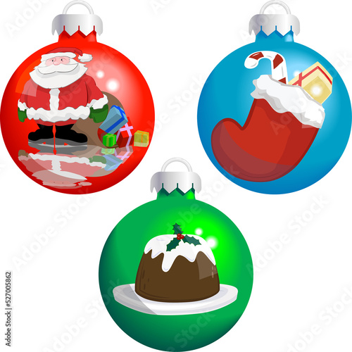 Christmas baubles