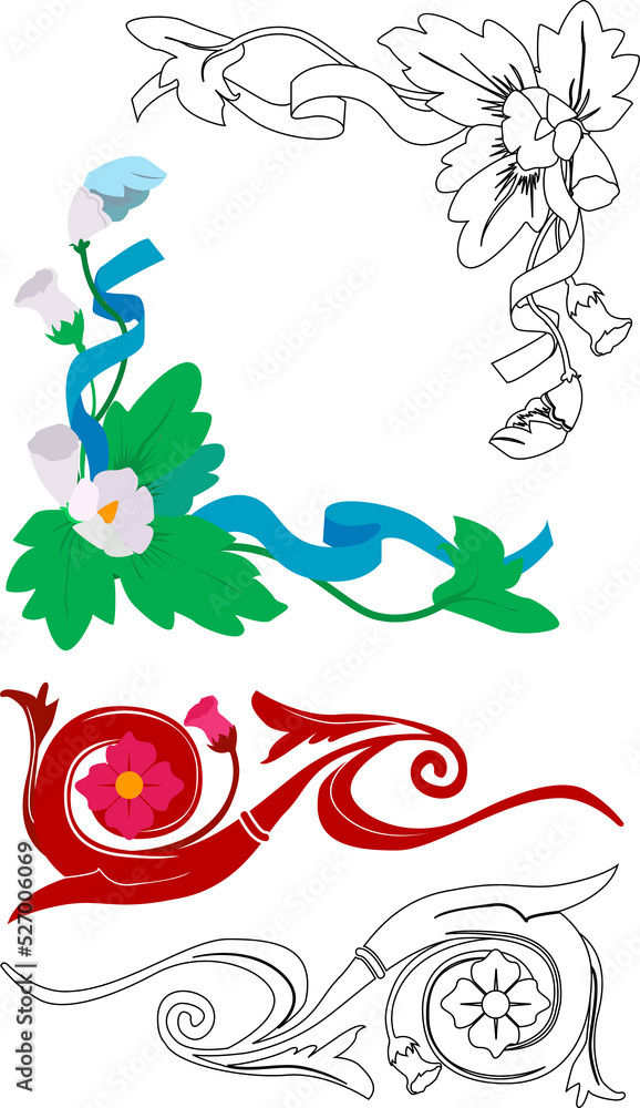 floral design elements floral design elements