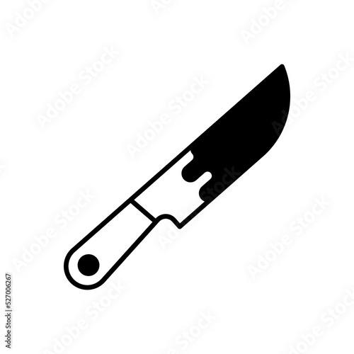 Knife icon in vector. Logotype