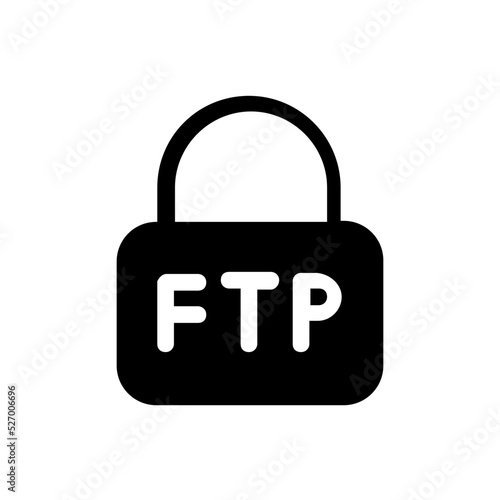 locked glyph icon
