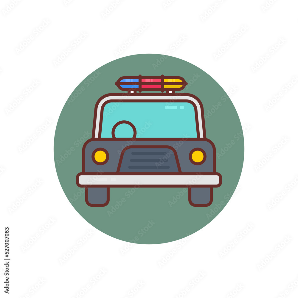 Highway Police icon in vector. Logotype