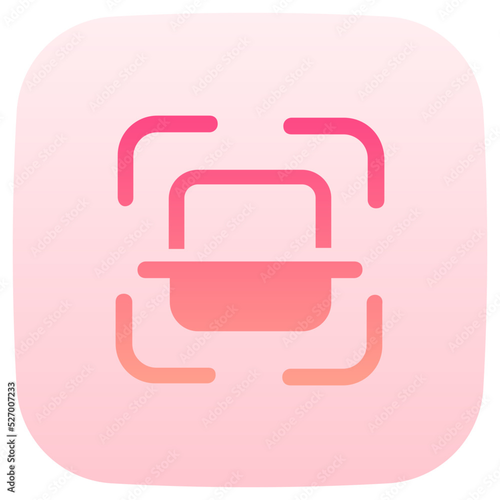barcode flat gradient icon barcode flat gradient icon