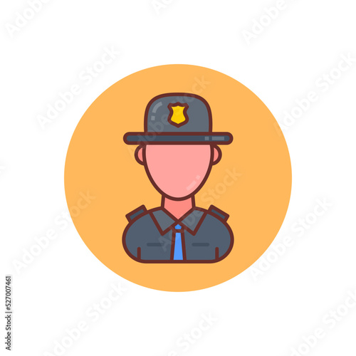 State Trooper icon in vector. Logotype