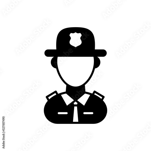 State Trooper icon in vector. Logotype