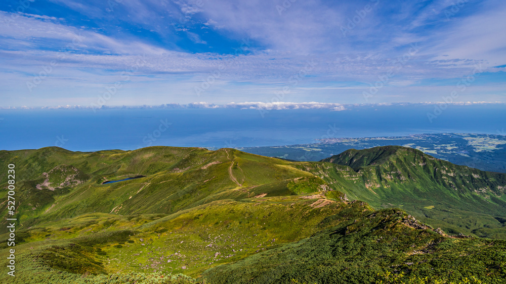 鳥海山　登山道からの絶景