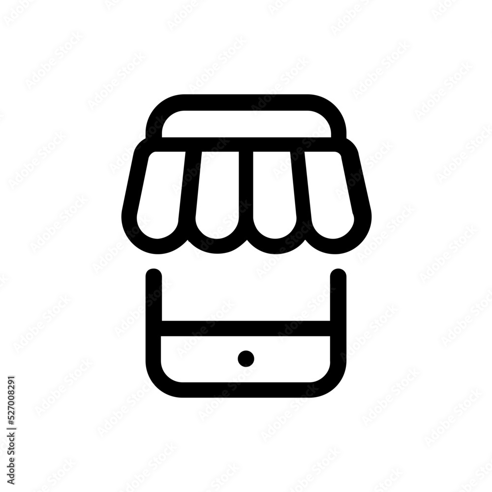 online shop line icon online shop line icon
