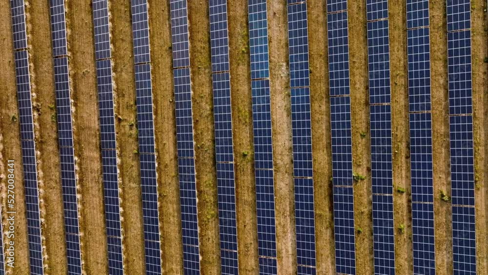 Clean green energy technologies, aerial view Clean green energy technologies, aerial view