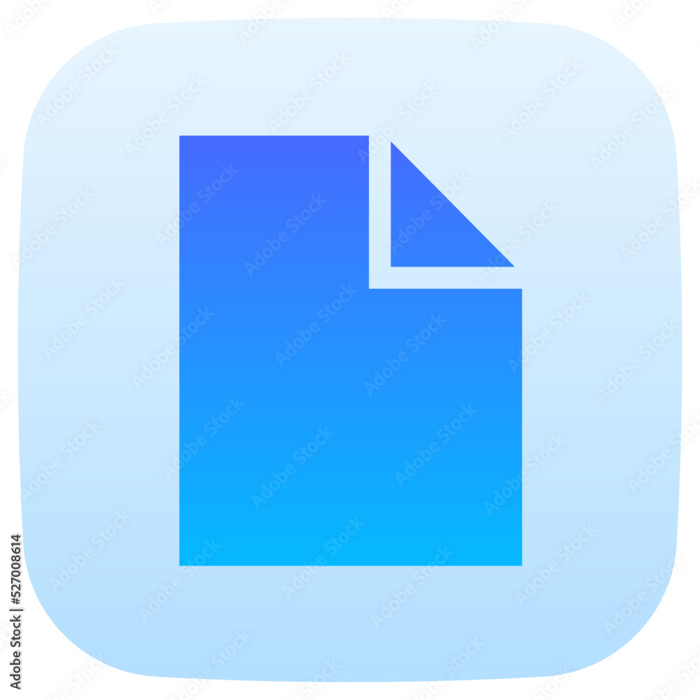 file flat gradient icon