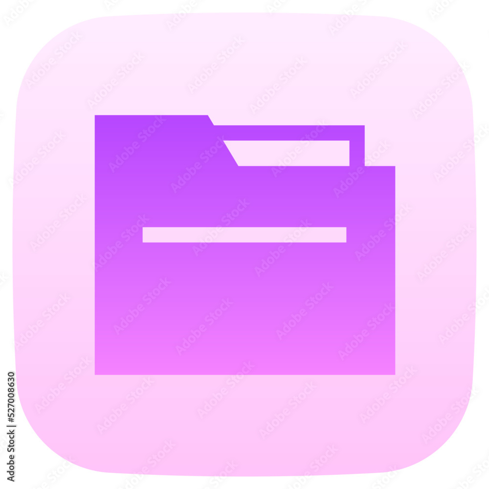 folder flat gradient icon folder flat gradient icon