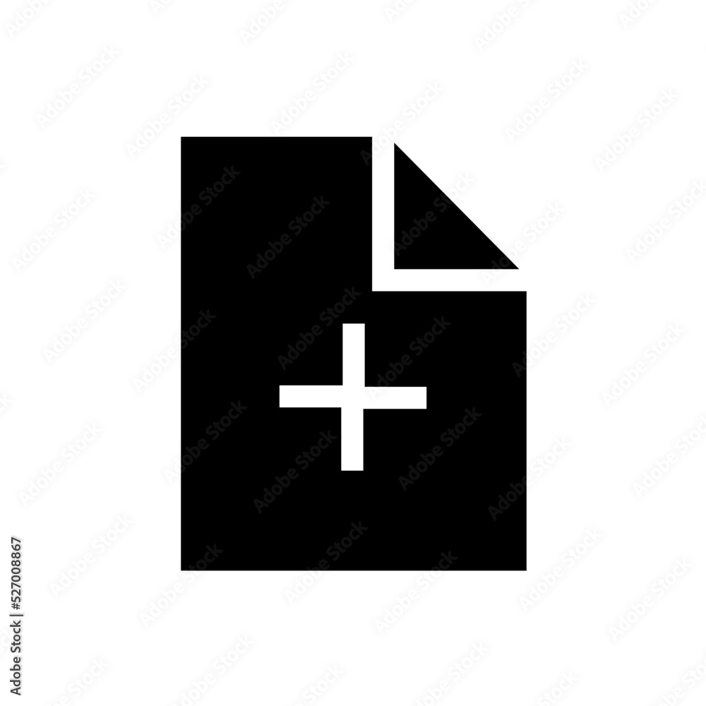 add file glyph icon add file glyph icon