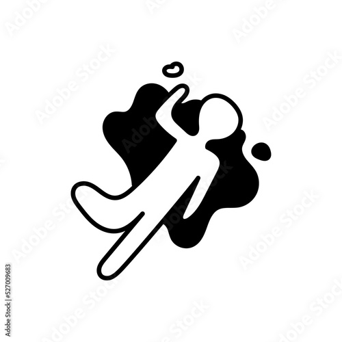 Murder icon in vector. Logotype