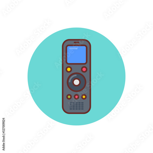 Voice Recorder icon in vector. Logotype