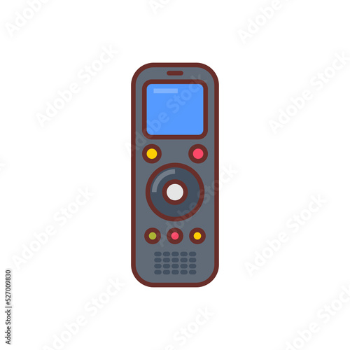 Voice Recorder icon in vector. Logotype