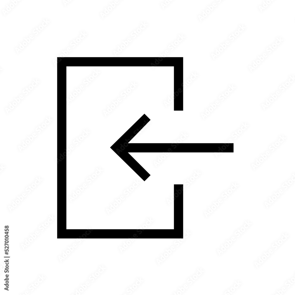login line icon login line icon