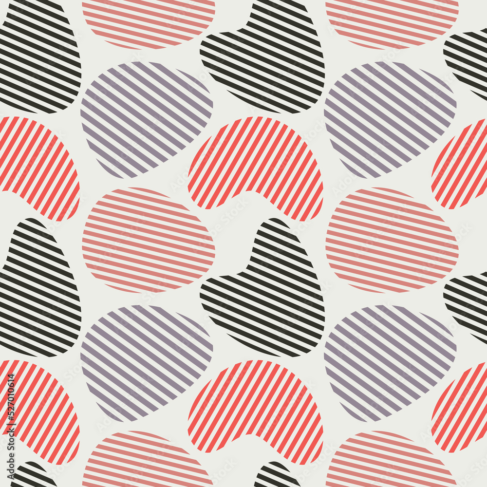 Abstract shapes seamless pattern vector. Geometric backdrop illustration. Wallpaper, graphic background, fabric, textile, print, wrapping paper or package design. Abstract shapes seamless pattern vector. Geometric backdrop illustration. Wallpaper, graphic background, fabric, textile, print, wrapping paper or package design.