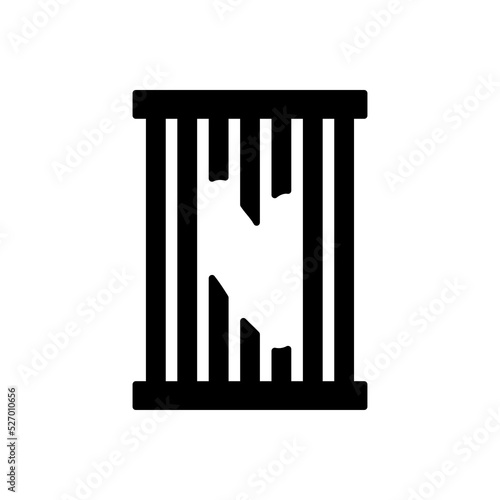 Escape icon in vector. Logotype