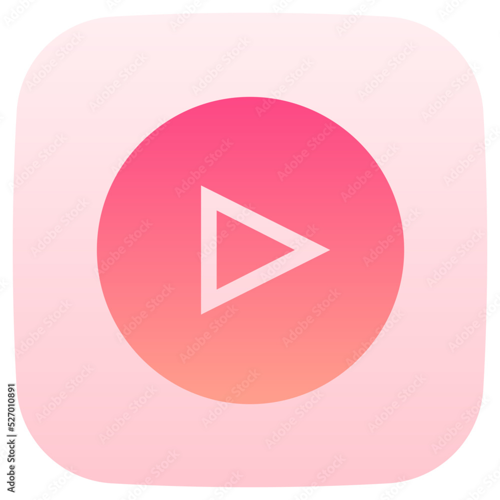 play button flat gradient icon play button flat gradient icon