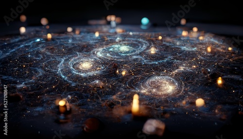 Abstract space background. ...