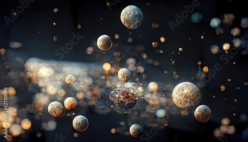 Abstract space background. ...