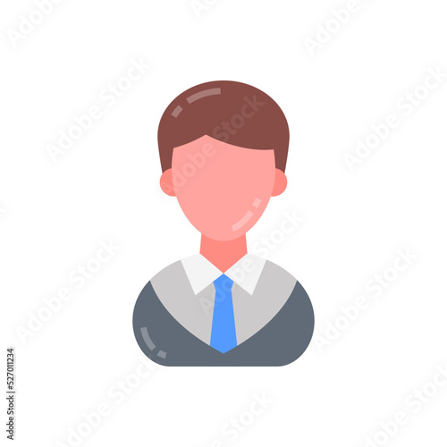 Male Lawyer icon in vector. Logotype
