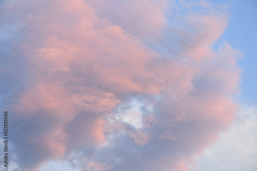 Sky, cloud, background, pink sky