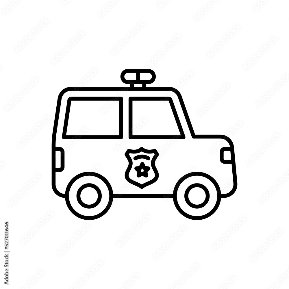 Mobile Patrol icon in vector. Logotype