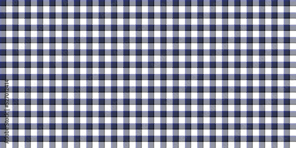 Navy and white checkered background, plaid texture seamless pattern fabric checkered background, gingham background
Navy and white checkered background, plaid texture seamless pattern fabric checkered background, gingham background