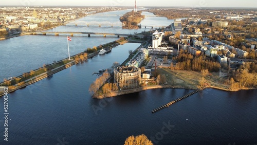 Riga drone view  photo