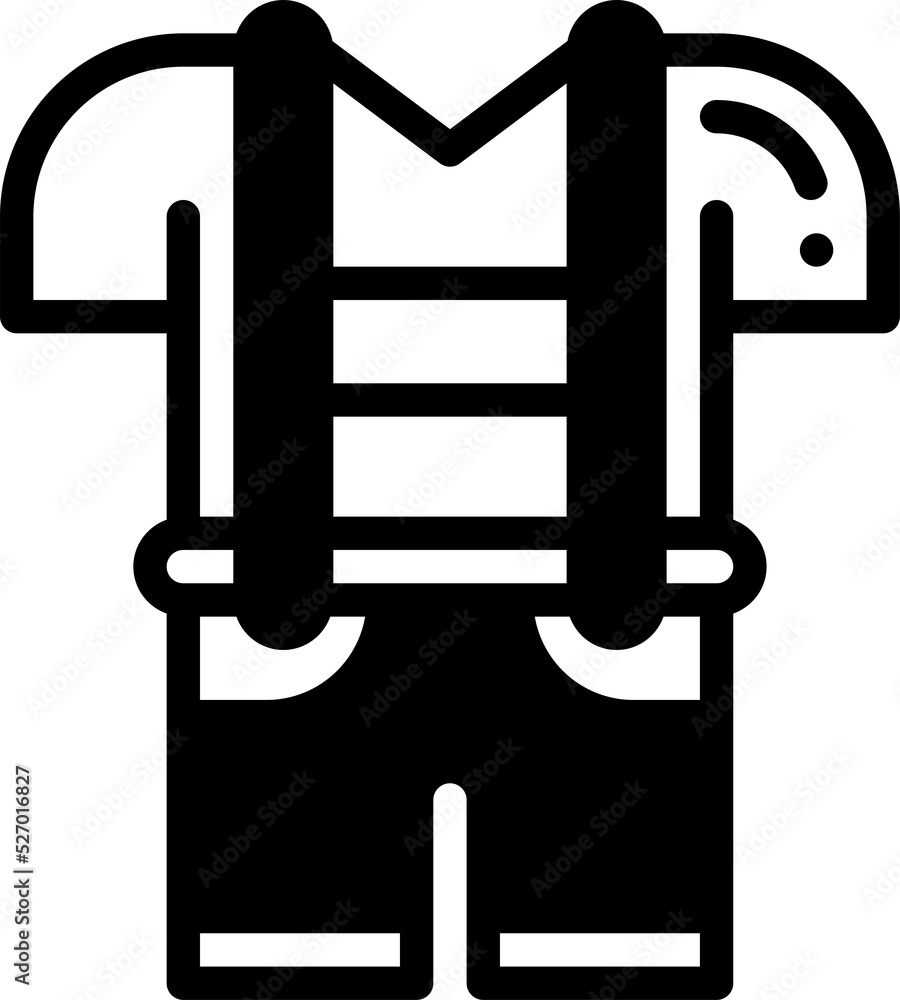 lederhosen solid style icon. illustration for graphic design, website, app lederhosen solid style icon. illustration for graphic design, website, app