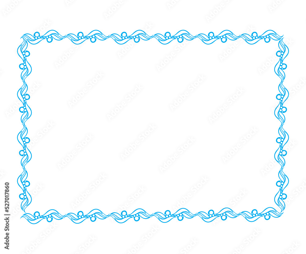 abstract artistic creative blue floral border abstract artistic creative blue floral border