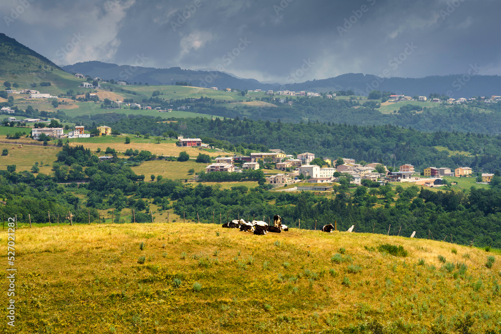 Landscape in Lessinia near Sant Anna d Alfaedo