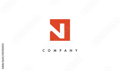 Free Download Square With Letter N Logo Design. Usable for Business and Company Branding Logos. Flat Vector Logo Design Template Element. - GFXLoad