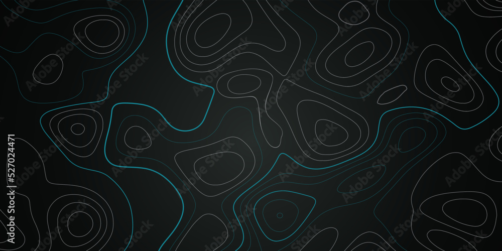 Topographic map background. Futuristic seamless design. Powerful tileable isolines pattern. Vector illustration. Topographic map background. Futuristic seamless design. Powerful tileable isolines pattern. Vector illustration.