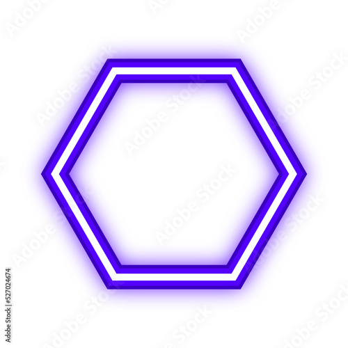 hexagon neon light
