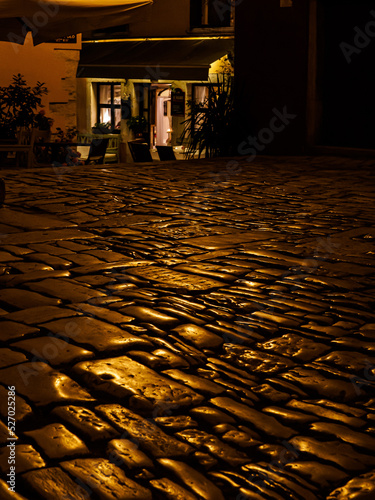 Cobblestone street