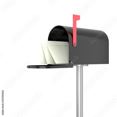 Canvas Print Mailbox. 3D model.