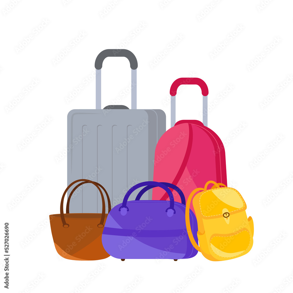 Suitcases or luggage for travel and adventure Suitcases or luggage for travel and adventure