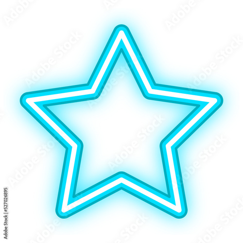star neon light frame

