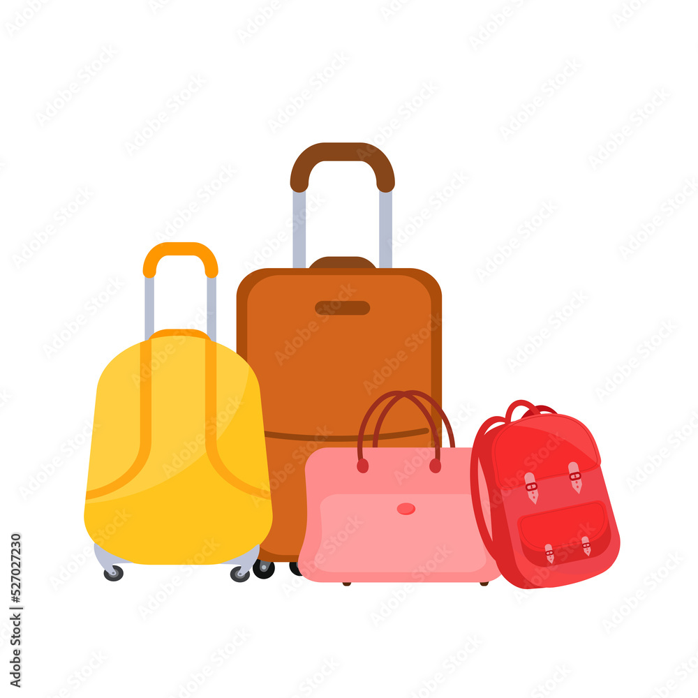 Suitcases or luggage for travel and adventure Suitcases or luggage for travel and adventure