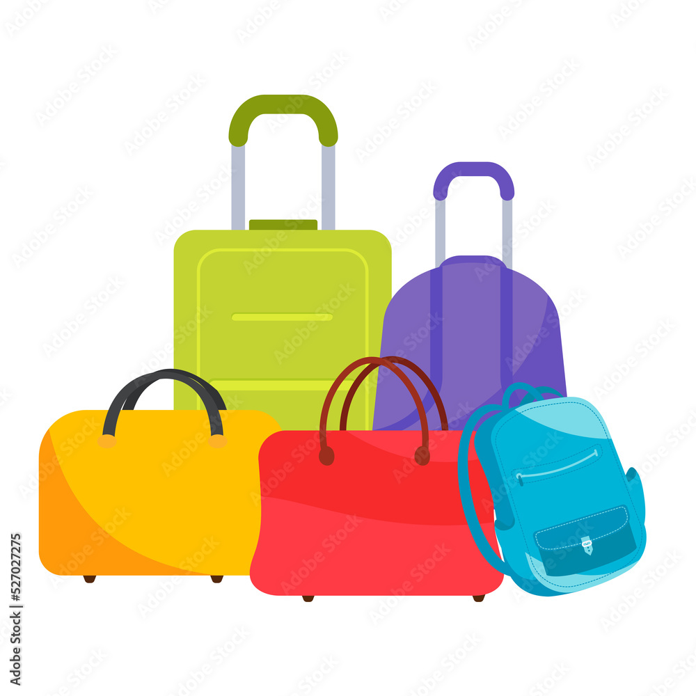 Suitcases or luggage for travel and adventure Suitcases or luggage for travel and adventure
